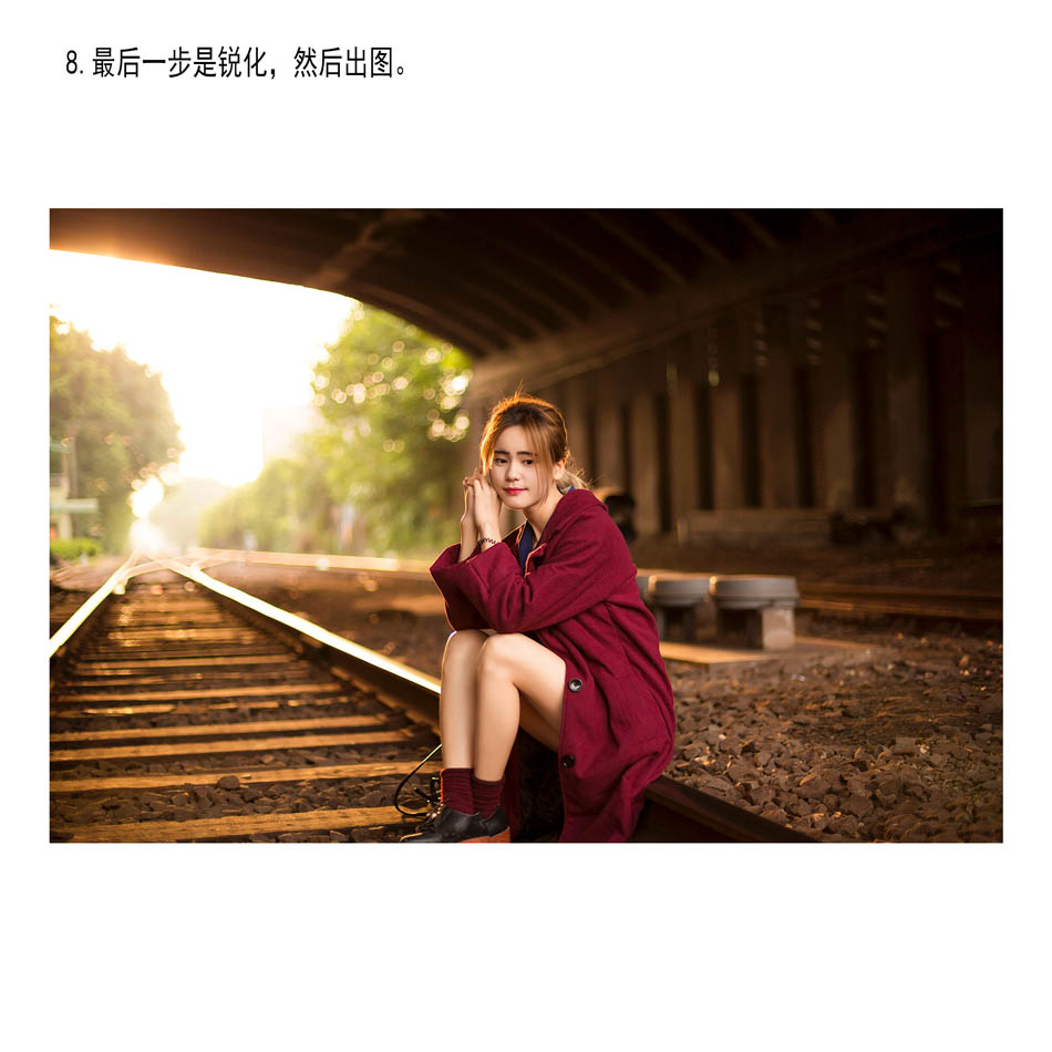 Photoshop快速的制作梦幻的夕阳人像效果,PS教程,PS家园网