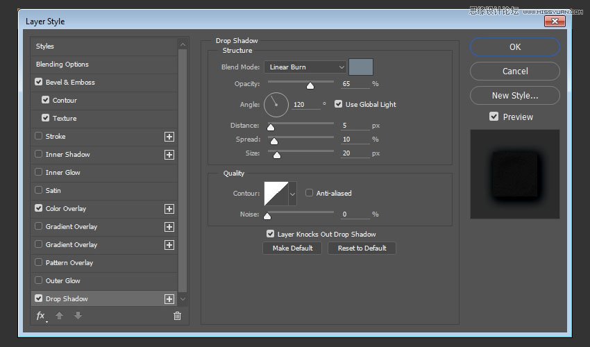 Photoshop使用图层样式制作皮革艺术字,PS教程,PS家园网