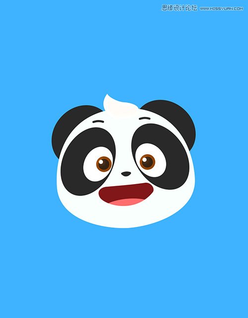 Photoshop绘制萌萌可爱的3D卡通熊猫,PS教程,PS家园网