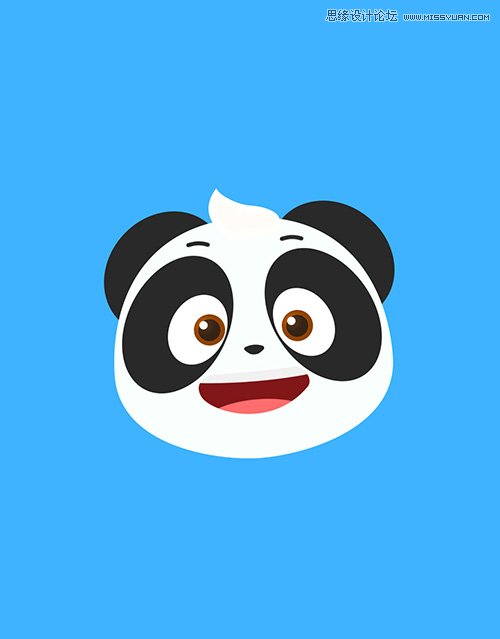 Photoshop绘制萌萌可爱的3D卡通熊猫,PS教程,PS家园网