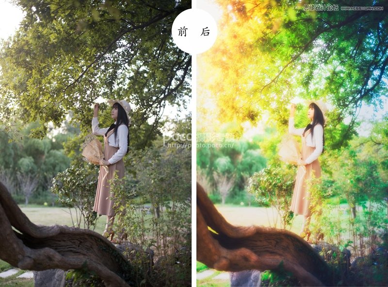 Photoshop调出外景人像照片唯美梦幻效果,PS教程,PS家园网