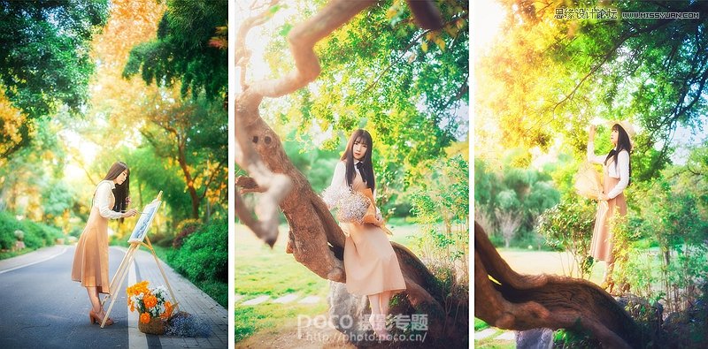 Photoshop调出外景人像照片唯美梦幻效果,PS教程,PS家园网