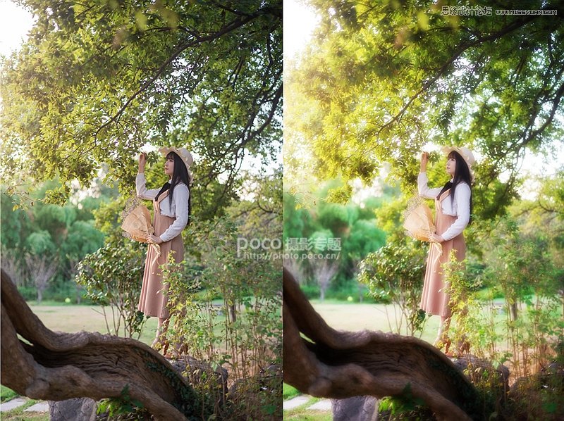 Photoshop调出外景人像照片唯美梦幻效果,PS教程,PS家园网