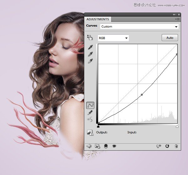 Photoshop合成创意的花朵人像效果图,PS教程,PS家园网