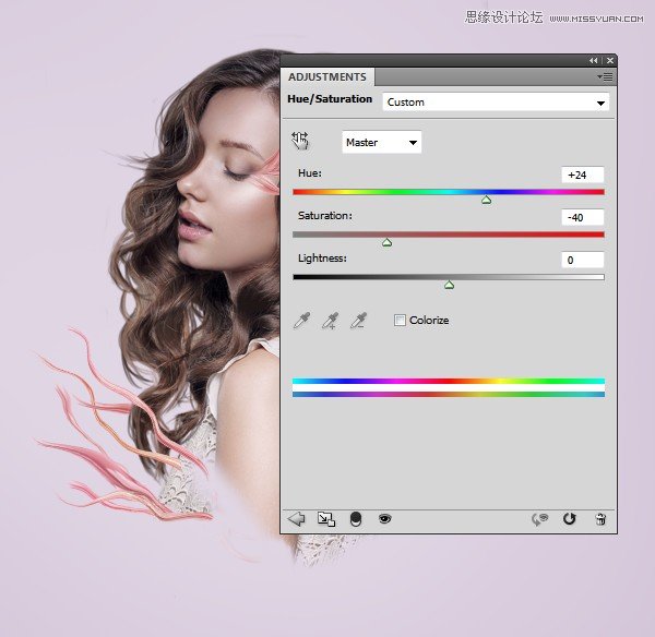 Photoshop合成创意的花朵人像效果图,PS教程,PS家园网