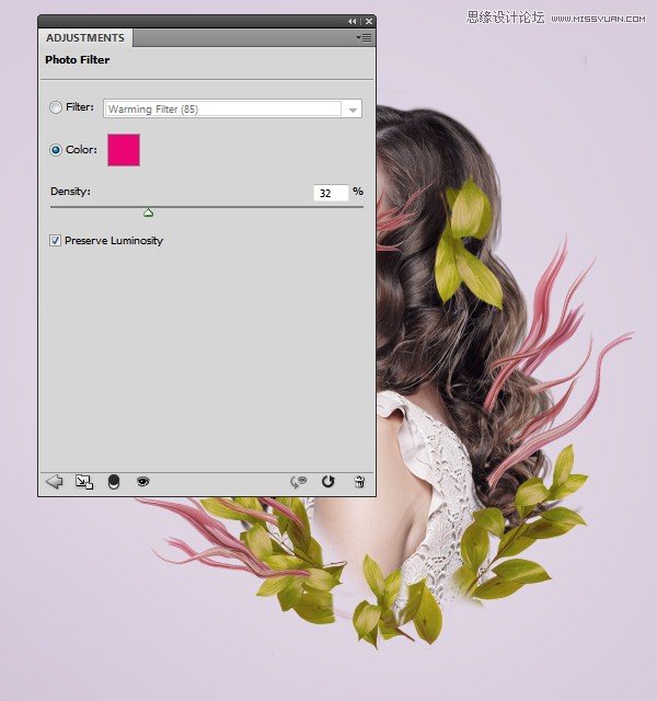 Photoshop合成创意的花朵人像效果图,PS教程,PS家园网