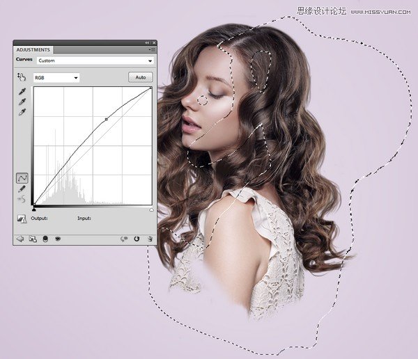 Photoshop合成创意的花朵人像效果图,PS教程,PS家园网