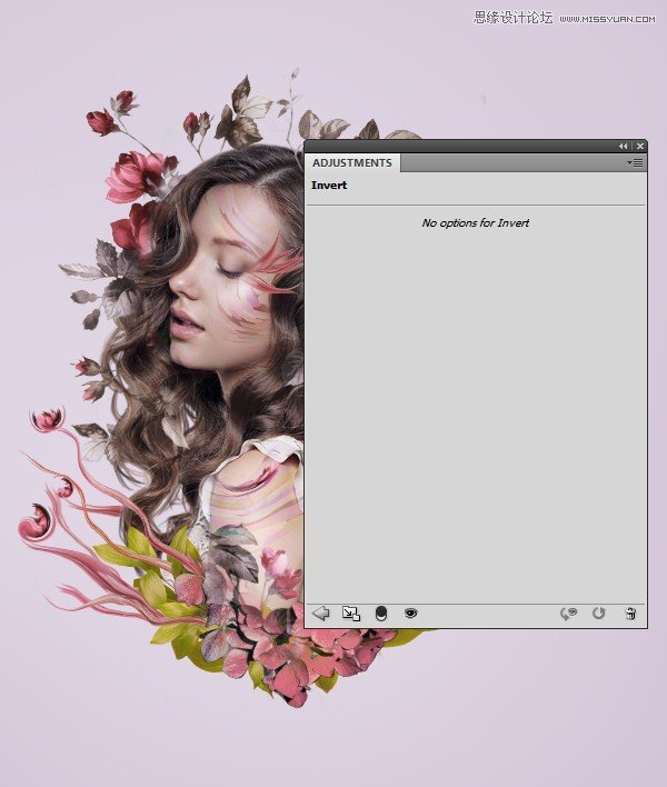 Photoshop合成创意的花朵人像效果图,PS教程,PS家园网