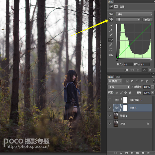 Photoshop给森林人像添加甜美的逆光效果,PS教程,PS家园网