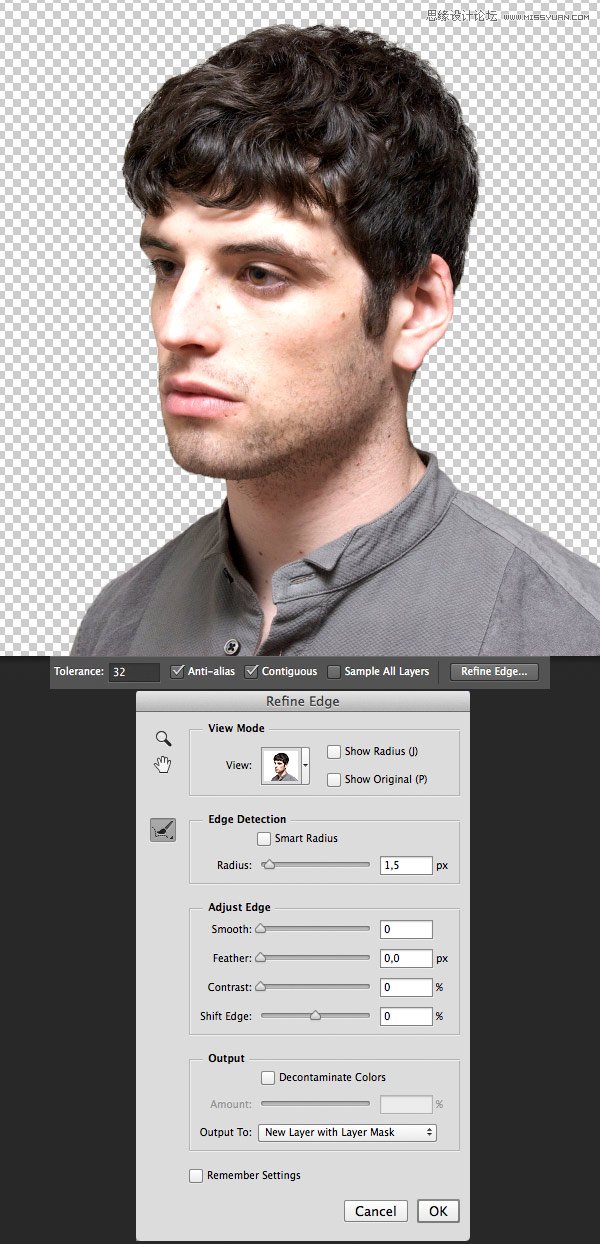Photoshop合成创意的人像双重曝光效果图,PS教程,PS家园网