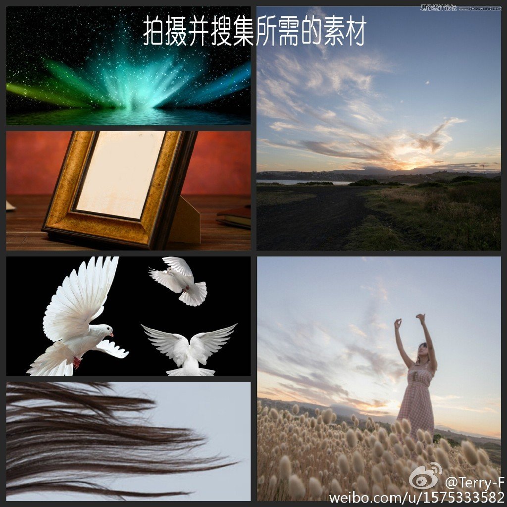 Photoshop创意合成拿着相框放生的少女场景,PS教程,PS家园网