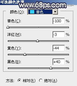 Photoshop给外景果子照片添加黄昏金黄色调