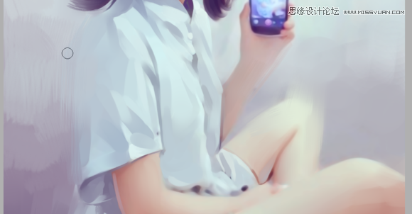 Photoshop结合SAI给儿童照片唯美转手绘效果