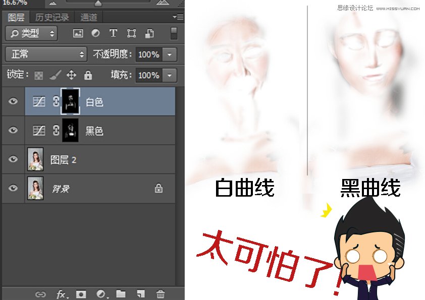 Photoshop详解室内偏暗色人像后期调色过程