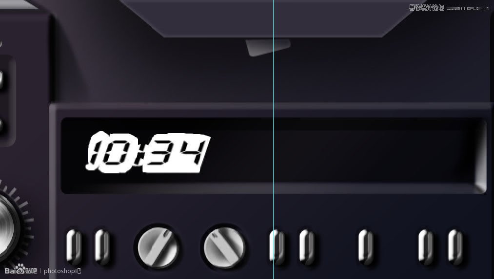 Photoshop临摹超逼真的录音机图标教程
