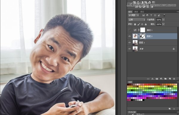 Photoshop绘制可爱的Q版个人头像教程