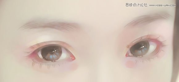 Photoshop把人像美女照片转成唯美的手绘效果