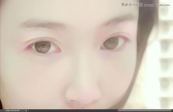 Photoshop把人像美女照片转成唯美的手绘效果