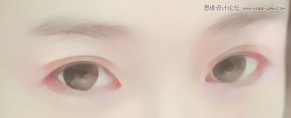 Photoshop把人像美女照片转成唯美的手绘效果