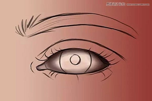 Photoshop绘制超逼真的人像眼睛效果