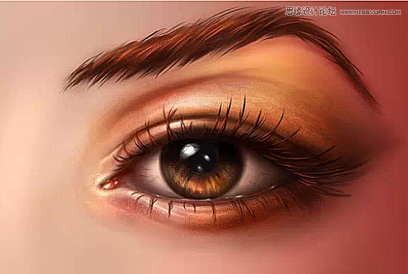Photoshop绘制超逼真的人像眼睛效果