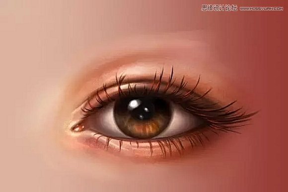 Photoshop绘制超逼真的人像眼睛效果