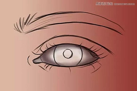 Photoshop绘制超逼真的人像眼睛效果