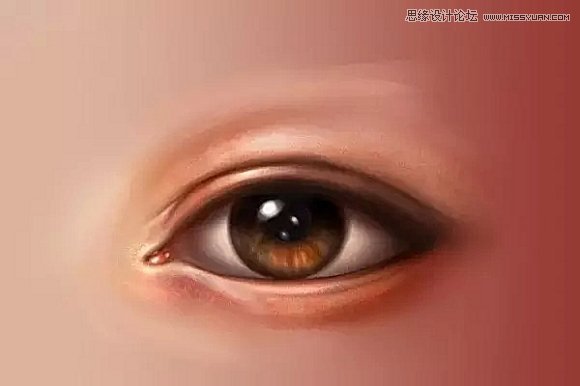 Photoshop绘制超逼真的人像眼睛效果