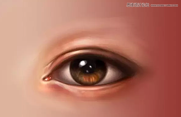 Photoshop绘制超逼真的人像眼睛效果