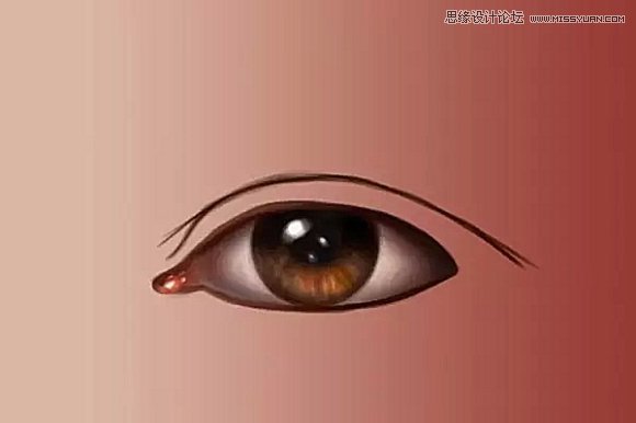 Photoshop绘制超逼真的人像眼睛效果