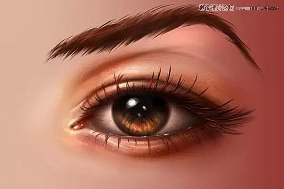 Photoshop绘制超逼真的人像眼睛效果