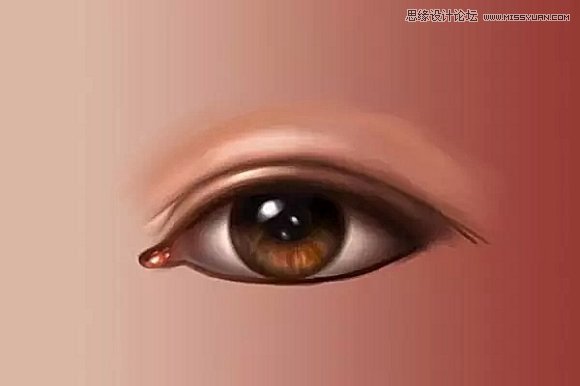 Photoshop绘制超逼真的人像眼睛效果