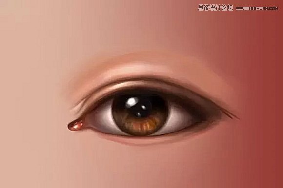 Photoshop绘制超逼真的人像眼睛效果