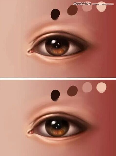 Photoshop绘制超逼真的人像眼睛效果