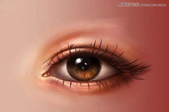 Photoshop绘制超逼真的人像眼睛效果