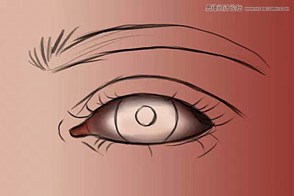 Photoshop绘制超逼真的人像眼睛效果