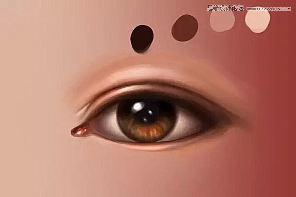 Photoshop绘制超逼真的人像眼睛效果