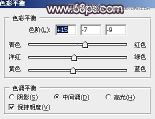 Photoshop调出河边美女梦幻橙色调效果