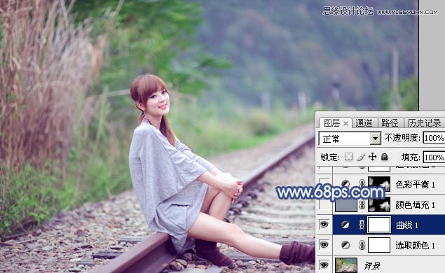 Photoshop调出果子照片春季迷人景色效果