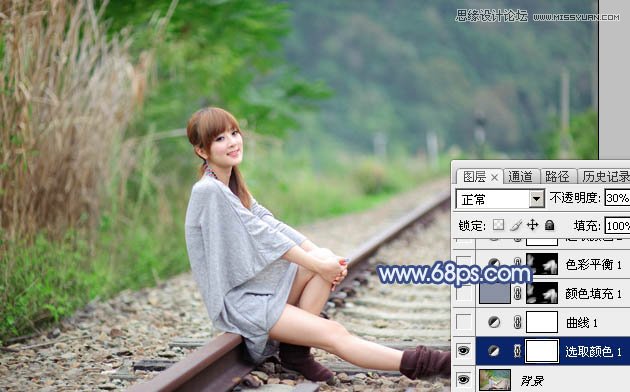 Photoshop调出果子照片春季迷人景色效果