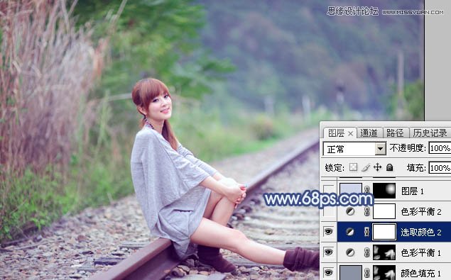 Photoshop调出果子照片春季迷人景色效果