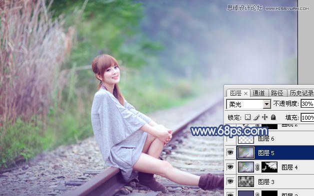 Photoshop调出果子照片春季迷人景色效果