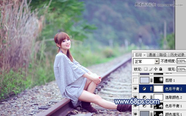 Photoshop调出果子照片春季迷人景色效果