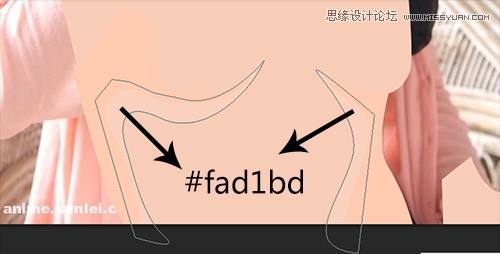 Photoshop绘制矢量风格的苍老师效果图