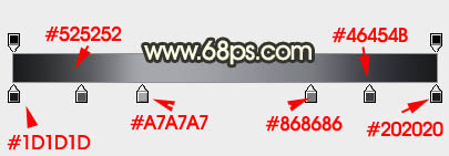 Photoshop制作时尚大气的51金属字教程