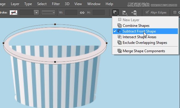 Photoshop绘制美味可口的冰淇淋图标教程