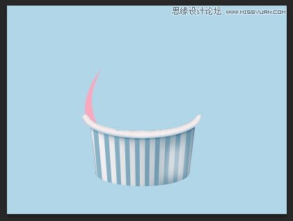 Photoshop绘制美味可口的冰淇淋图标教程
