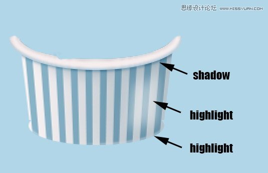 Photoshop绘制美味可口的冰淇淋图标教程