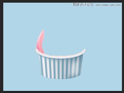 Photoshop绘制美味可口的冰淇淋图标教程