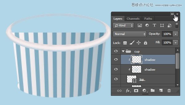 Photoshop绘制美味可口的冰淇淋图标教程